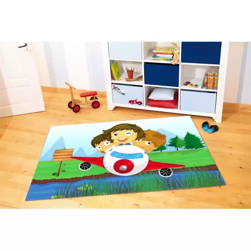 Tapis enfants 80x150 cuir