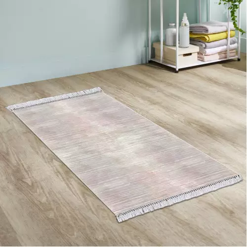 Tapis de couloir 80x150 Coton Antidérapant Rectangulaire (QR)