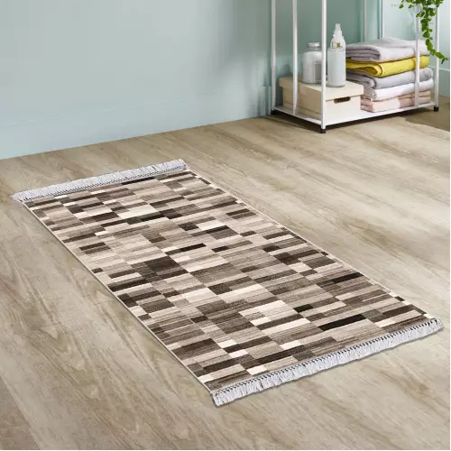 Tapis de couloir 80x200 Coton Antidérapant Rectangulaire