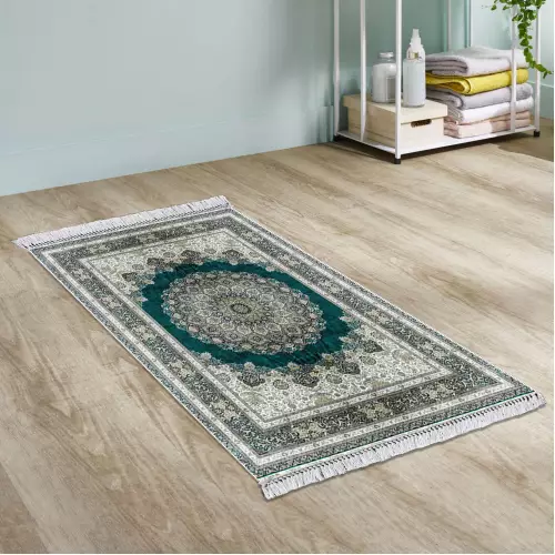 Tapis de couloir 80x200 Coton Antidérapant Rectangulaire (QR)