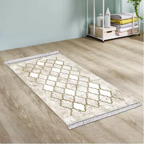 Tapis de couloir 80x200 Coton Antidérapant Rectangulaire 