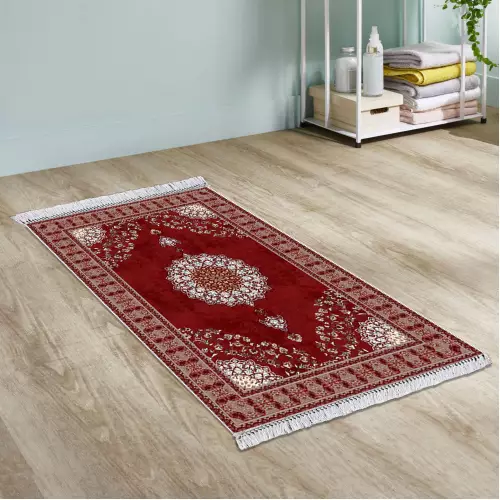 Tapis de couloir 80x150 Coton Antidérapant Rectangulaire (QR)