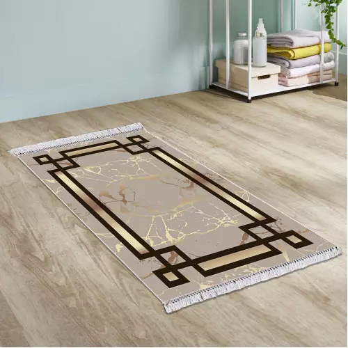 Tapis de couloir 80x150 Coton Antidérapant Rectangulaire 