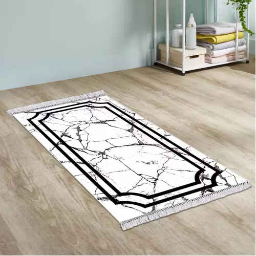 Tapis de couloir 80x150 Coton Antidérapant Rectangulaire