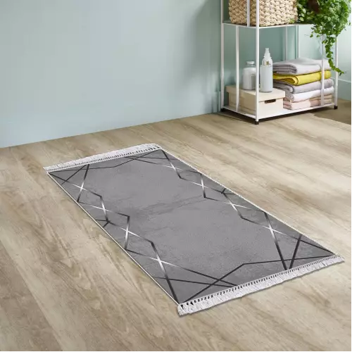 Tapis de couloir 80x200 Coton Antidérapant Rectangulaire