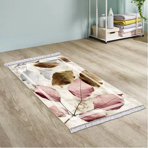 Tapis de couloir 80x150 Coton Antidérapant Rectangulaire (QR)