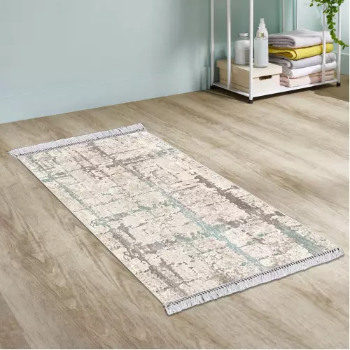 Tapis de couloir 80x200 Coton Antidérapant Rectangulaire 