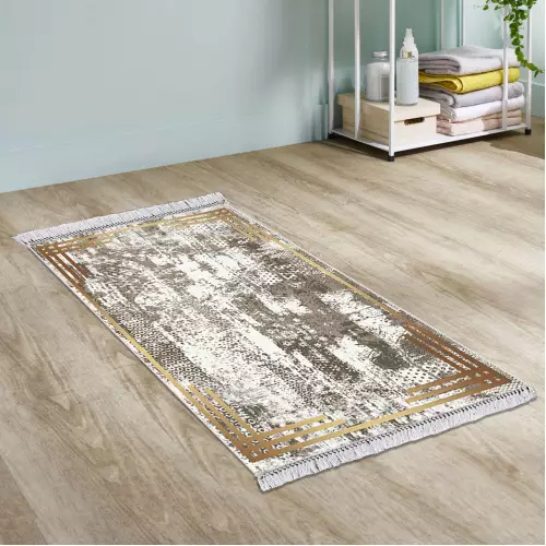 Tapis de couloir 80x150 Coton Antidérapant Rectangulaire 