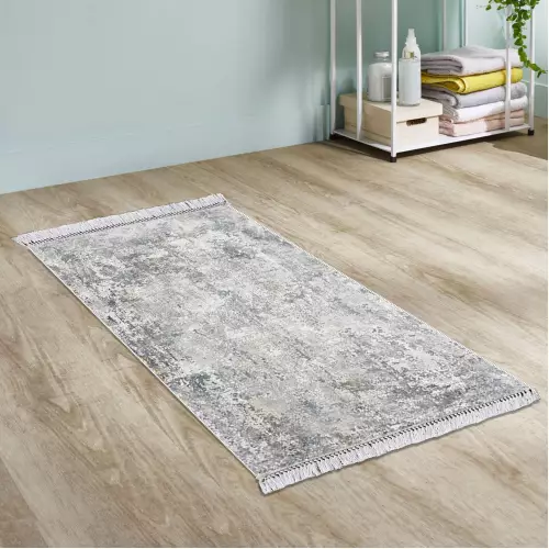 Tapis de couloir 80x150 Coton Antidérapant Rectangulaire (QR)