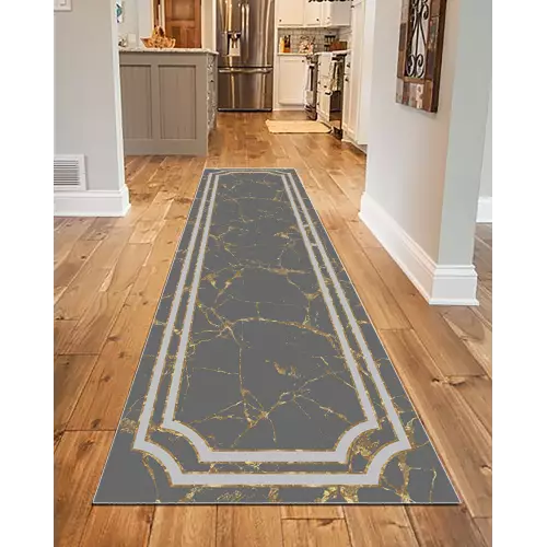 Tapis de couloir 80x300 Coton Antidérapant Rectangulaire