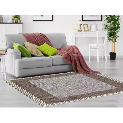 Tapis de salon 180x280 coton antidérapant rectangulaire