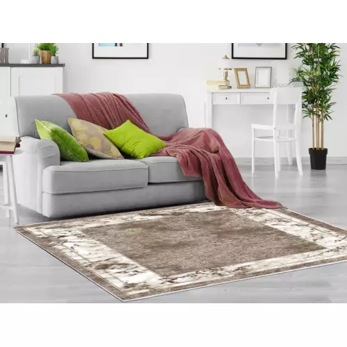 Tapis salon 180x280 cuir rectangulaire 